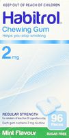 Habitrol Nicotine Gum 2mg Mint 96 Pieces Buy 1 Box or MORE!