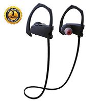 Bluetooth Headphones Wireless Earphones IPX5 Waterproof Heavy Bass HD Stereo Earbuds with Mic Noise Isolated Headsets for iphone7 S7 ipad Good Choice for Music Lover
