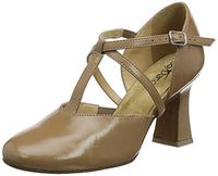 So Danca Broadway Cabaret T-Strap with 3" Heel Caramel