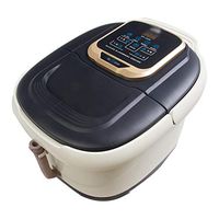 Foot tub Foot Massagers Fully Automatic Footbath Electric Massage Heating Basin Constant Temperature Home deep Barrel Suitable for Family use Massage Tools (Color : White, Size : 41.53946cm)