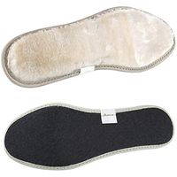Comfortable Wool Felt Winter Warm Shoe Insoles - 2 Pairs Natural Wool Felt Insert for Men and Women