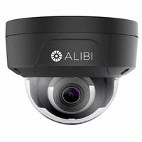 Alibi ALI-NS2015VR 5MP Outdoor True Day & Night 120' IR Dome Security Camera, 2.8mm f/1.2 Fixed Lens, 2560x1920 at 30 fps, H.265+, MJPEG, PoE, Black