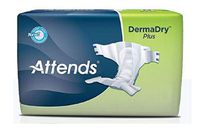 Attends DermaDry Plus Brief, MEDIUM, Advanced DermaDry Technology, DDP20 - Pack of 24