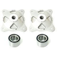 Volar Front Left and Right Wheel Hub with Bearings for 2005-2015 Polaris Sportsman 800
