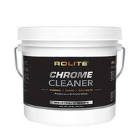 Rolite Chrome Cleaner (10lb) for All Chrome Plated Surfaces. Motorcycles, Automobiles, Boats, RVs, Bumpers and Much More
