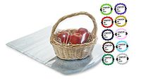12x14" Clear Shrink Round Bottom Bags Basket Size Gift Packaging Cello/Cellophane Bags with Gift Tags 10pack