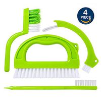 The Best Bathroom & Kitchen Tiles and Joints Cleaning Tool - VMIZIV 4 in 1 Grout Cleaner Brush - Perfect for Tub, Tile Wall, Countertop and Floor