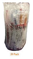 30 Pack Healthy Hose Disposable Hookah Shisha Hose Nargile Sterile Houka Long Handle 60"