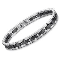 SunnyHouse Mens Titanium Magnetic Bracelet in a Nice Gift Box, Anti-Fatigue, Pain Relief