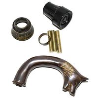 Wolf Head HandleFor Walking Stick Wooden Brass Cane.