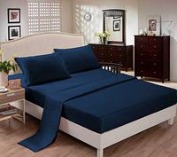 Sheets sets-1800 Series,Microfiber,Pillowcase,Fitted Sheets, Flat Sheets Navy/Queen Size
