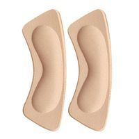 4 Pair Heel Cushions Padded Heel Grips Care Heel Snugs Heel Liners Apricot(E)