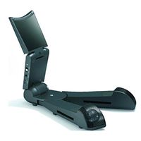 Wiz BX7 Portable Multi-angle Foldable STAND and Sound System with Stereo Speakers for iPads, Tablets and All other Smart Devices with Bluetooth and NFC Capability - BLACK