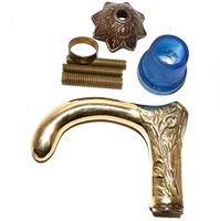 Nautical World Decorative Walking Stick Cane for Men and Women with Metal Brass Handle, Affordable Gift Decorative Walking Cane Fashion Statement for Men/Women/Seniors/Grandparents! Item