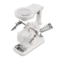 QZY 3X25x45 Desktop Multifunction Magnifier Auxiliary Clip USB 10 Light,White