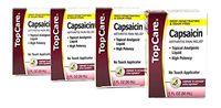 TopCare Capsaicin 0.15% Arthritis Pain Relief 1 Fl Oz (4 Pack)
