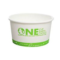 Karat Earth KE-KDP12 12 oz Hot/Cold Paper Food Container,"One Earth" Print (Pack of 500)