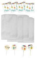 Zaffron Shop Eid Lanterns Party Party Pack (Treat Bags and Toppers)