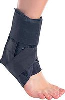 DonJoy Stabilizing Pro Ankle Support Brace, Black, X-Small