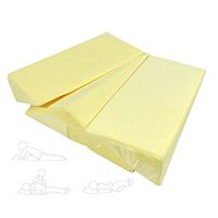 WE&ZHE Medical Care Anti-Bedsore Triangle Body Position Pad / Breathable High Elastic Sponge Side Lying Pillow - Elderly, Long-Term Bedridden Patients And Pregnant Women Use , yellow