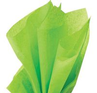 Cakesupplyshop Packaged 100 Ct Bulk Tissue Paper Bright Lime 15" X 20"