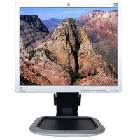 19" HP L1950 DVI Rotating LCD Monitor w/USB Hub (Black/Silver) - Rotates to Portrait or Landscape View!