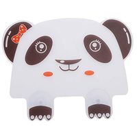 HENGSONG Cute Panda Shape Plastic Kitchen Sink Water Splash Proof Retaining Plate With Attached Sucker,Color 2