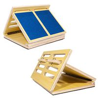 Houseables Calf Stretcher, Slant Board, Wooden, 18x15x2", Incline Boards, Physical Therapy Equipment, Stretch Block, Adjustable, for Foot, Achilles Tendon, Ankle, Plantar Fasciitis, Stretching