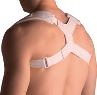 Thermoskin Clavicle Support, White, Large