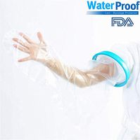 Adult Arm Cast Cover, HAIN Clear Waterproof Shower Bandage Protector with Seal Protection for Hand, Wrist, Finger Wound in Bathing or Shower,100% Reusable(Full Size) (Long Arm (660 * 440 * 190))