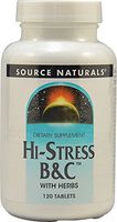Source Naturals Hi-Stress B&C With Herbs - Supports A Healthy Mental Balance - 120 Tablets