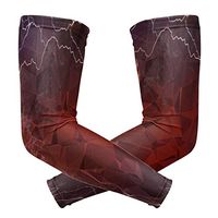 LEVEIS Billiard Ball in Fire and Water Arm Sleeves UV Protection for Men Women Sunblock Protective Gloves Running Golf Cycling Driving Long Arm Cover 1 Pair