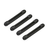 2 Pairs Anti-Slip Silicone Eyeglass Retainer Holder Frame Accessories Ear Hook Lock, Black