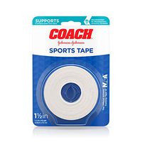 JOHNSON & JOHNSON Coach Sports Tape 1-1/2 Inches X 10 Yards (Pack of 4)