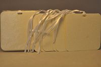 Hallmark White Glitter Gift Tags