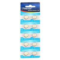 Insten 20 pcs 1.5V AG10 LR1130 Alkaline Button Coin Cell Batteries Watch Battery (Pack of 20-Piece Bundle Value Set)