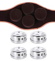 Moxa Cone Burner Box Set - Acupuncture Moxa Box Moxibustion Burner Holder Box with 4 Boxes and Carry On Belt for Back Pain, Muscle Stiffness, Tendonitis, Arthritis/NO Moxa Cone (A)