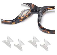 AM Landen 9 Pairs Transparent 1.8mm Non-Slip Silicone Nose Pads Eyeglass Nose Pad
