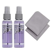 Lens Cleaning Bundle, Two 2 oz Bottles Clearview Lens Cleaner, Two MF Cloths