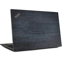 Skinit Decal Laptop Skin for Thinkpad X1 Carbon (6th Gen 2018) - Officially Licensed Originally Designed Charcoal Wood Design