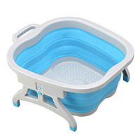 SUPVOX Foot Bath Spa Tub Foot Detox Massage Spa Bucket Perfect to Soak Your Feet, Toe Nails, and Ankles (Blue)