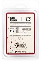 Shortie's Candle Company Rose Petals Wax Melts - Formula 117-1 Highly Scented 3 Oz. Bar - Made with Natural Oils - Flower & Floral Air Freshener Cubes Collection
