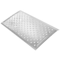 Silver Spring 2-5/8" High Aluminum Threshold Ramp, Punch Plate Surface, 16" L x 32" W