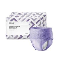 Amazon Brand - Solimo Incontinence Protective Underwear for Women, Maximum Absorbency, Small, 72 Count (3 packs of 24)