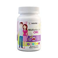 BariatricPal Multivitamin ONE"1 per Day!" Bariatric Multivitamin Chewable with 45mg Iron (3-Month Supply)