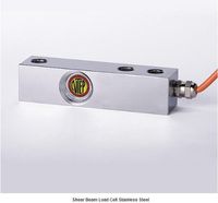 GX-1-SSH-2.5k Stainless Steel washdown Shear Beam Load cell 2500 lb, NTEP,Moisture Sealed, NEW