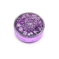 Plastic Material Fashion Exquisitely Designed Delicate Portable Invisible Glasses Case,Purple