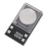 Shentesel Jewelry Medicinal Pocket LCD Digital Scale Mini Lab Electronic Weight Tool - Black 50g/0.001
