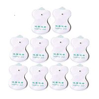Reusable Self-adhesive Electrode Pads Machine Digital Therapy for Body Massager Pain Relief Acupuncture Back High Frequency Body Massager Pack of 10