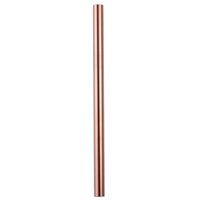 Quaanti Colour Long Stainless Steel Metal Drinking Straws Reusable Drinking Straws Pearl Milk Tea Stainless Steel Sucker (Rose Gold)